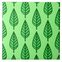 Motif de feuille de hêtre, nuances de vert