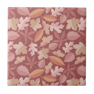 Carreau Motif de feuilles de Marsala