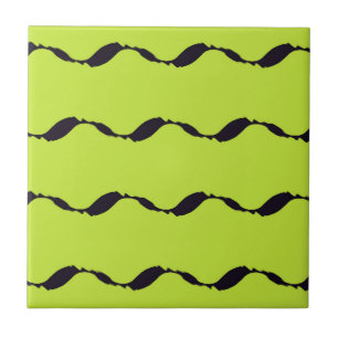 Carreau Motif de feuilles fluides 