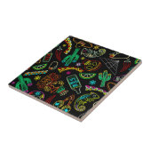 Carreau Motif de Fiesta du Mexique (Côté)