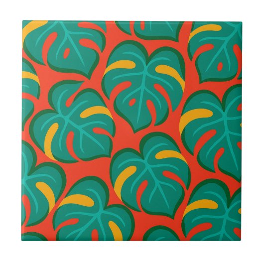 Carreau Motif de Fiesta Tropicale (Devant)