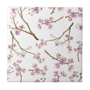 Carreau Motif de fleurs de cerisier de Sakura