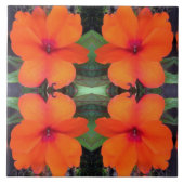 Carreau Motif de fleurs Impatiens (Devant)