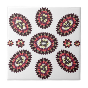 Carreau Motif de fleurs Mandala