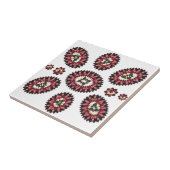 Carreau Motif de fleurs Mandala (Côté)