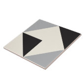 Carreau Motif de forme géométrique moderne gris (Côté)