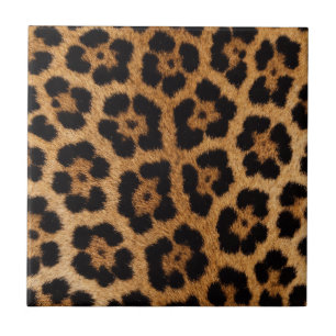 Carreau Motif de fourrure d'animal jaguar