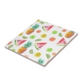 Carreau Motif de fruit glacé d'aquarelle (Côté)