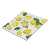 Carreau Motif de fruits aux citrons jaunes (Côté)