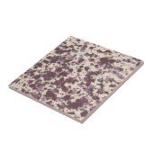 Carreau Motif de granit violet et beige avec bleu gris (Côté)