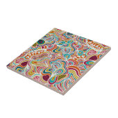 Carreau Motif de gribouillage (Côté)