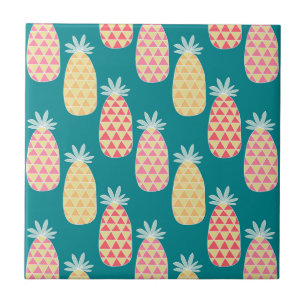 Carreau Motif de griffonnage d'ananas