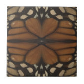 Carreau Motif de gros plan d'aile de papillon monarque (Devant)
