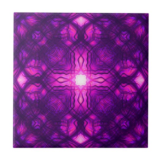Carreau Motif de Kaleidoscope (Devant)