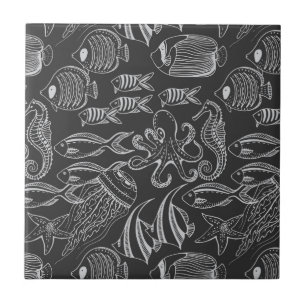 Carreau Motif de la mer Noire