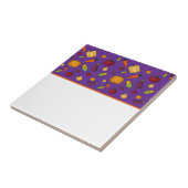 Carreau Motif de légumes mignons (Côté)