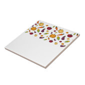 Carreau Motif de légumes mignons (Côté)