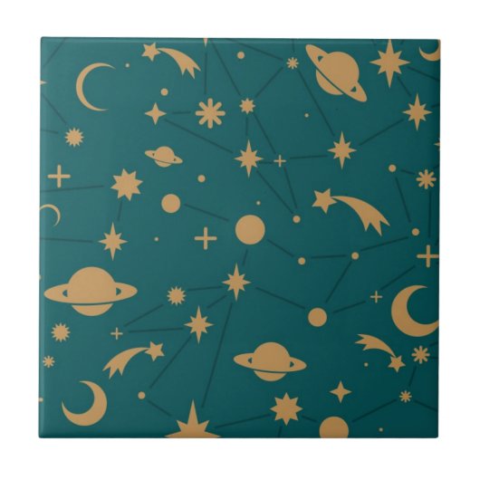 Carreau Motif de l'espace (Devant)