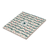 Carreau Motif de lignes et de formes géométriques Abstrait (Côté)