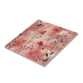 Carreau Motif de lin floral blush rustique (9) (Côté)