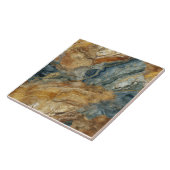 Carreau Motif de marbre de ton terrestre (Côté)