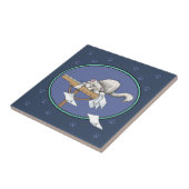 Carreau Motif de méfaits de chat (Côté)