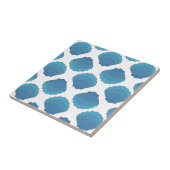 Carreau Motif de mosaïque Blue Seashell (Côté)