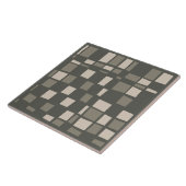 Carreau motif de mosaïque en couleur verte grise (Côté)