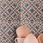 Carreau Motif de mosaïque géométrique complexe à look de p<br><div class="desc">Ce carrelage en céramique est une véritable oeuvre d'art, avec un motif géométrique captivant qui combine à la fois complexité et élégance. Le design présente une symphonie de formes, y compris des étoiles et des hexagones, méticuleusement arrangés pour former une mosaïque harmonieuse. La palette de couleurs est une riche tapisserie...</div>