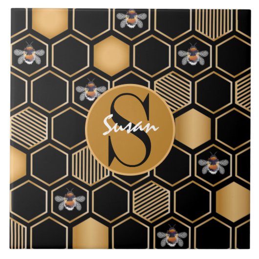 Carreau Motif de nid d'abeille (Devant)