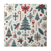 Carreau Motif de Noël (Devant)