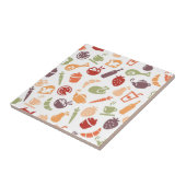 Carreau Motif de nourriture (Côté)