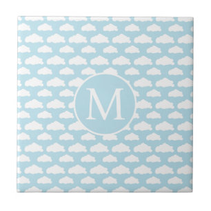 Carreau Motif de nuages lunaires