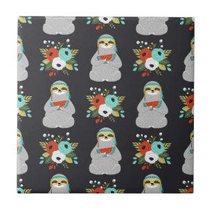 Carreau Motif de paresse de pastèque