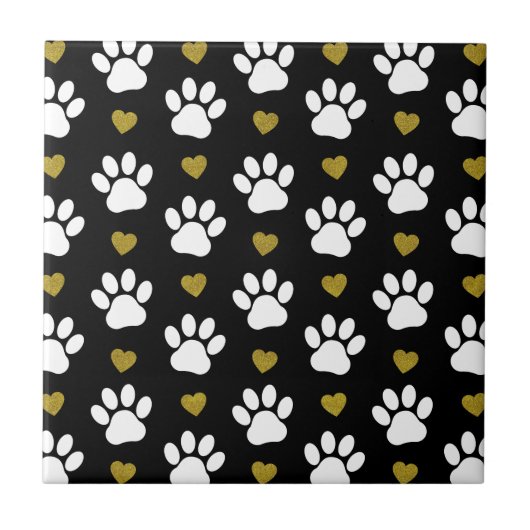 Carreau Motif De Pâtes, Pâtes De Chien, Pâtes Blanches, Co (Devant)