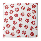 Carreau Motif De Pâtes, Patrouilles De Chiens, Paws Rouges (Devant)