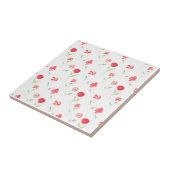 Carreau Motif de pavots sauvages (Côté)