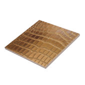 Carreau Motif de peau d'animal de cuir de crocodile de (Côté)