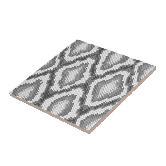 Carreau Motif de peau de serpent de python (Côté)