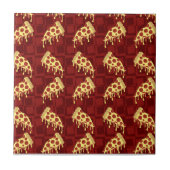 Carreau Motif de pizza (Devant)