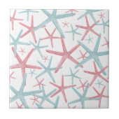 Carreau Motif de plage côtière nautique (Devant)