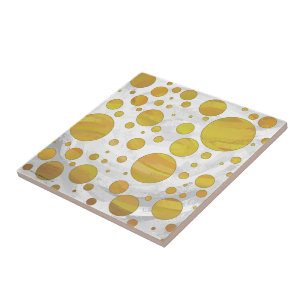 Carreau Motif de point de polka ananas