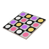 Carreau Motif de points de cercle géométriques (Côté)