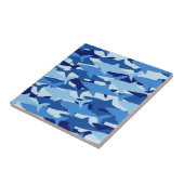 Carreau Motif de requin bleu (Côté)