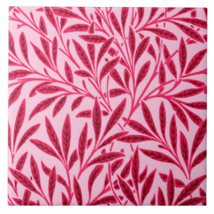 Carreau Motif de saule de William Morris, mandarine