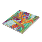 Carreau Motif de Strelitzia (Côté)