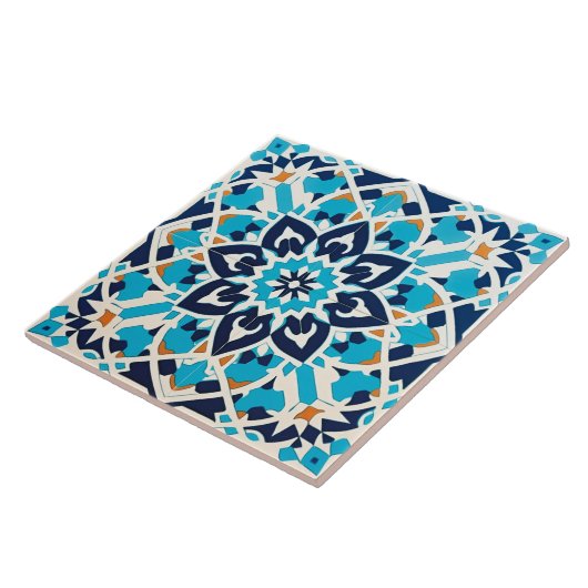 Carreau motif de style cool marocain (Côté)