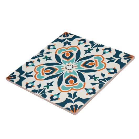 Carreau motif de style cool marocain (Côté)
