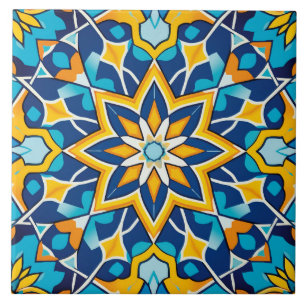 Carreau motif de style cool marocain