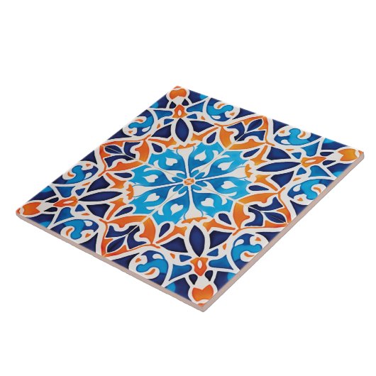 Carreau motif de style cool marocain (Côté)